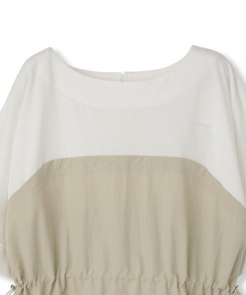 MAYSON GREY / メイソングレイ ロング・マキシ丈ワンピース | 【WEB限定 / 新色追加】異素材ドッキングドロストワンピース≪洗濯機で洗える≫ | 詳細24