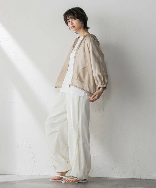 MAYSON GREY / メイソングレイ テーラードジャケット | オーガンジーフーディブルゾン≪手洗い可能≫ | 詳細29