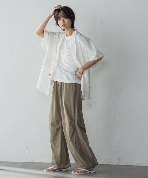 MAYSON GREY / メイソングレイ テーラードジャケット | ダブルブレスト半袖ジャケット≪手洗い可能≫ | 詳細10