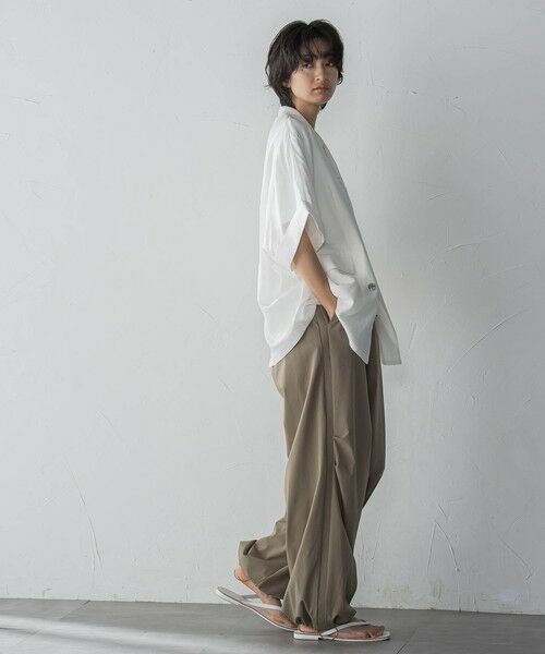 MAYSON GREY / メイソングレイ テーラードジャケット | ダブルブレスト半袖ジャケット≪手洗い可能≫ | 詳細11