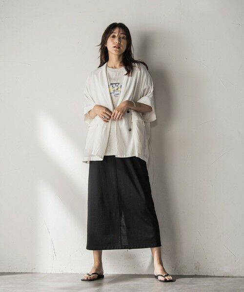 MAYSON GREY / メイソングレイ テーラードジャケット | ダブルブレスト半袖ジャケット≪手洗い可能≫ | 詳細15