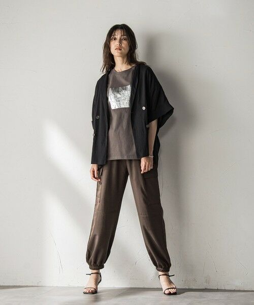 MAYSON GREY / メイソングレイ テーラードジャケット | ダブルブレスト半袖ジャケット≪手洗い可能≫ | 詳細25