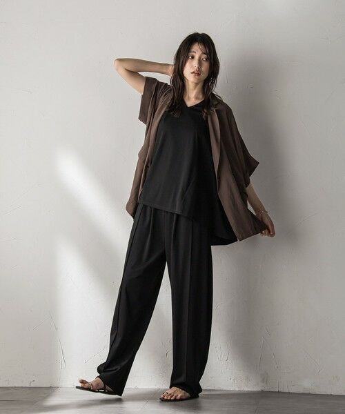 MAYSON GREY / メイソングレイ テーラードジャケット | ダブルブレスト半袖ジャケット≪手洗い可能≫ | 詳細30