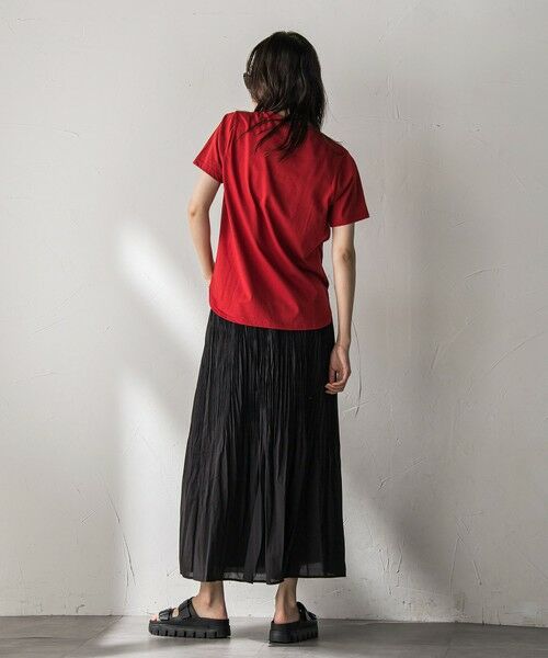 MAYSON GREY / メイソングレイ カットソー | ブラシ刺繍ロゴTシャツ≪手洗い可能≫ | 詳細21