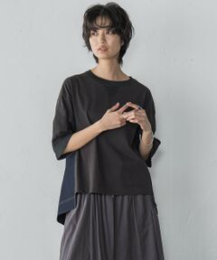 MAYSON GREY / メイソングレイ カットソー | デニムドッキングプルオーバー≪洗濯機で洗える≫