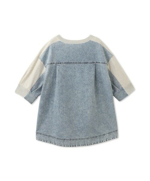 MAYSON GREY / メイソングレイ カットソー | デニムドッキングプルオーバー≪洗濯機で洗える≫ | 詳細11