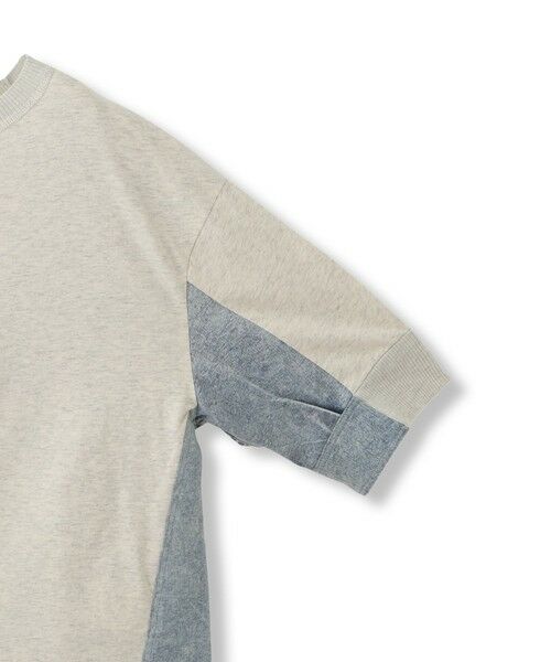 MAYSON GREY / メイソングレイ カットソー | デニムドッキングプルオーバー≪洗濯機で洗える≫ | 詳細14