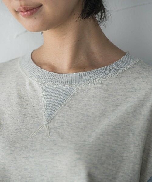 MAYSON GREY / メイソングレイ カットソー | デニムドッキングプルオーバー≪洗濯機で洗える≫ | 詳細9