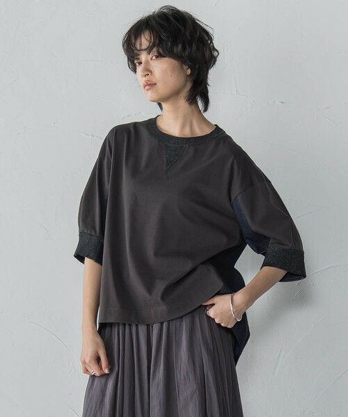 MAYSON GREY / メイソングレイ カットソー | デニムドッキングプルオーバー≪洗濯機で洗える≫ | 詳細17