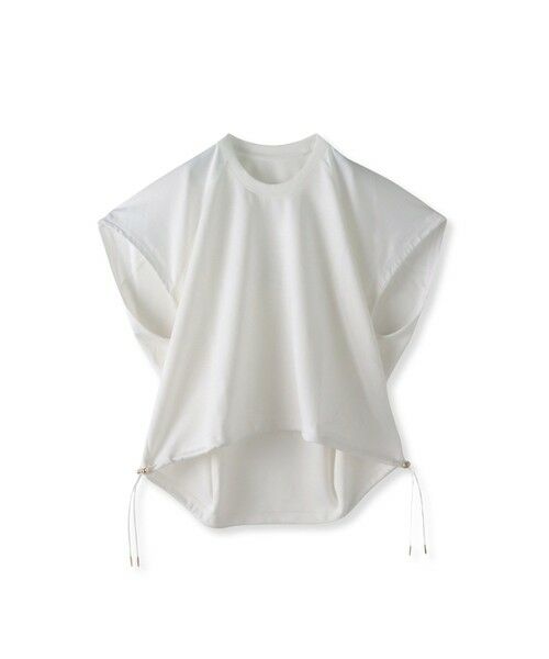 MAYSON GREY / メイソングレイ カットソー | 【WEB限定】異素材切替えドロストギャザープルオーバー≪洗濯機で洗える≫ | 詳細8