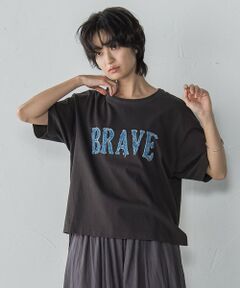 MAYSON GREY / メイソングレイ カットソー | デニムロゴTシャツ≪洗濯機で洗える≫