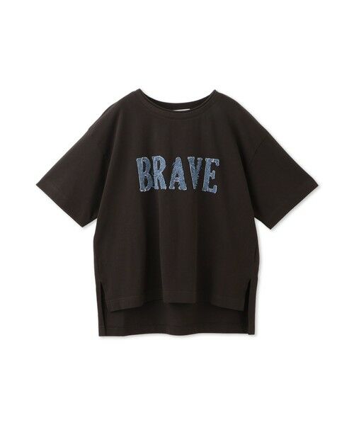 MAYSON GREY / メイソングレイ カットソー | デニムロゴTシャツ≪洗濯機で洗える≫ | 詳細17