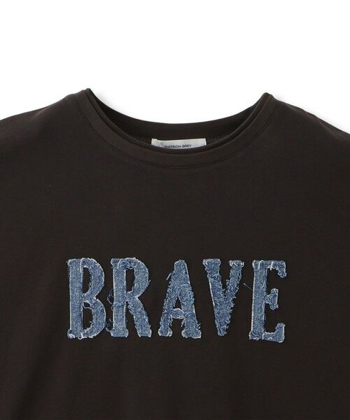 MAYSON GREY / メイソングレイ カットソー | デニムロゴTシャツ≪洗濯機で洗える≫ | 詳細19