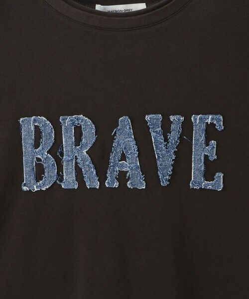 MAYSON GREY / メイソングレイ カットソー | デニムロゴTシャツ≪洗濯機で洗える≫ | 詳細21