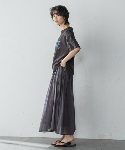 MAYSON GREY / メイソングレイ カットソー | デニムロゴTシャツ≪洗濯機で洗える≫ | 詳細14