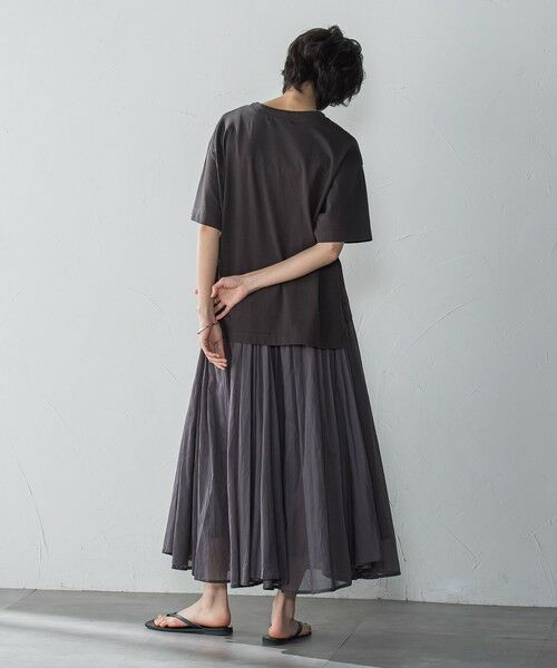 MAYSON GREY / メイソングレイ カットソー | デニムロゴTシャツ≪洗濯機で洗える≫ | 詳細15