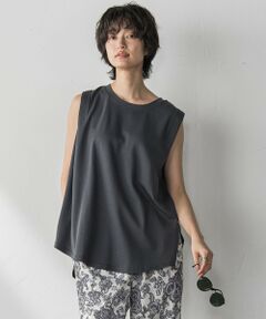 MAYSON GREY / メイソングレイ カットソー | パネル切替えノースリーブプルオーバー≪手洗い可能≫