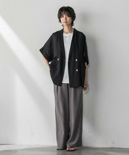 MAYSON GREY / メイソングレイ カットソー | パネル切替えノースリーブプルオーバー≪手洗い可能≫ | 詳細7