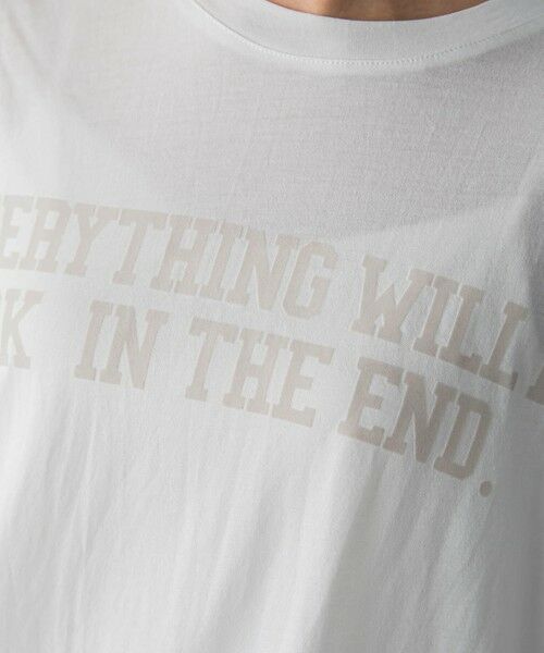 MAYSON GREY / メイソングレイ カットソー | 前後ドッキングロゴTシャツ≪洗濯機で洗える≫ | 詳細10