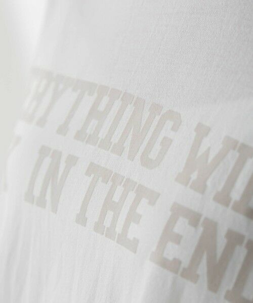 MAYSON GREY / メイソングレイ カットソー | 前後ドッキングロゴTシャツ≪洗濯機で洗える≫ | 詳細11