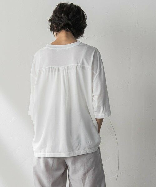 MAYSON GREY / メイソングレイ カットソー | 前後ドッキングロゴTシャツ≪洗濯機で洗える≫ | 詳細3