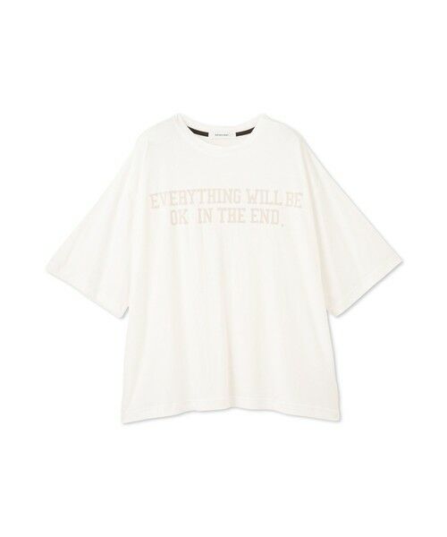 MAYSON GREY / メイソングレイ カットソー | 前後ドッキングロゴTシャツ≪洗濯機で洗える≫ | 詳細12