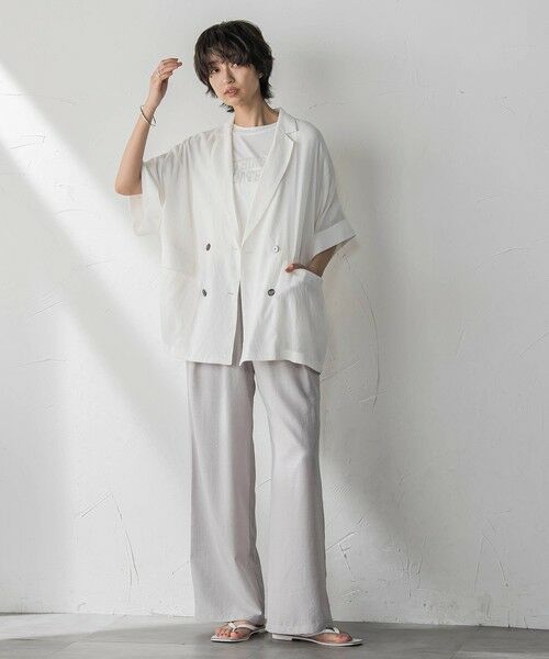 セール】 前後ドッキングロゴTシャツ≪洗濯機で洗える