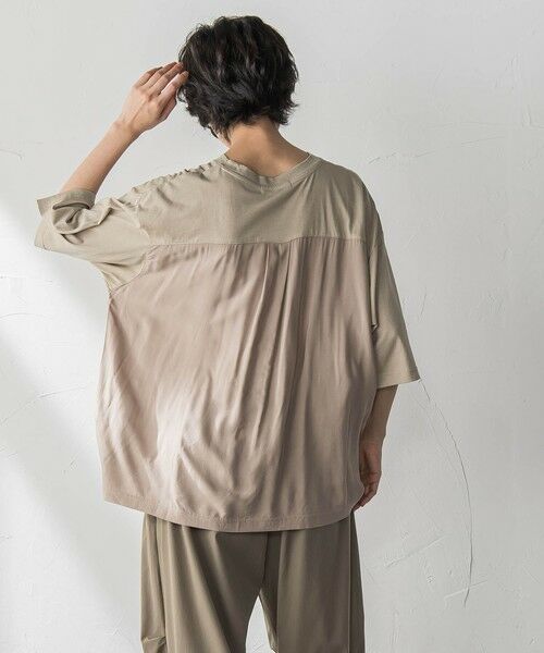 セール】 前後ドッキングロゴTシャツ≪洗濯機で洗える