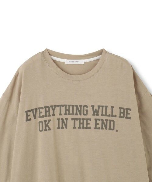 前後ドッキングロゴTシャツ≪洗濯機で洗える≫ 前後ドッキングロゴTシャツ≪洗濯機で洗える≫ | MAYSON GREY