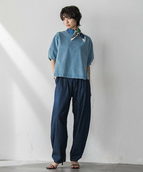 MAYSON GREY / メイソングレイ カットソー | デニム調コクーンスリーブプルオーバー≪洗濯機で洗える≫ | 詳細19