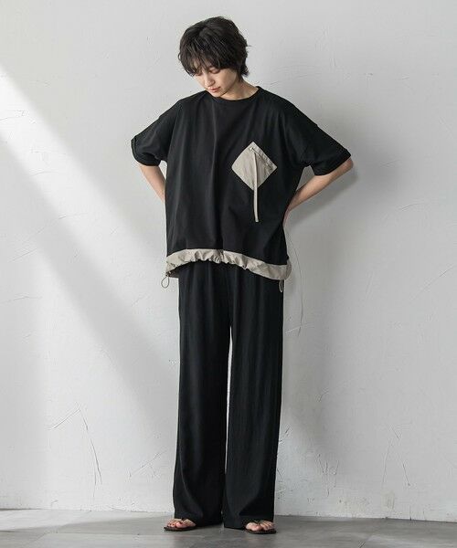 MAYSON GREY / メイソングレイ カットソー | 【WEB限定】配色ポケットTシャツ≪洗濯機で洗える≫ | 詳細16