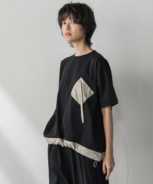 MAYSON GREY / メイソングレイ カットソー | 【WEB限定】配色ポケットTシャツ≪洗濯機で洗える≫ | 詳細10