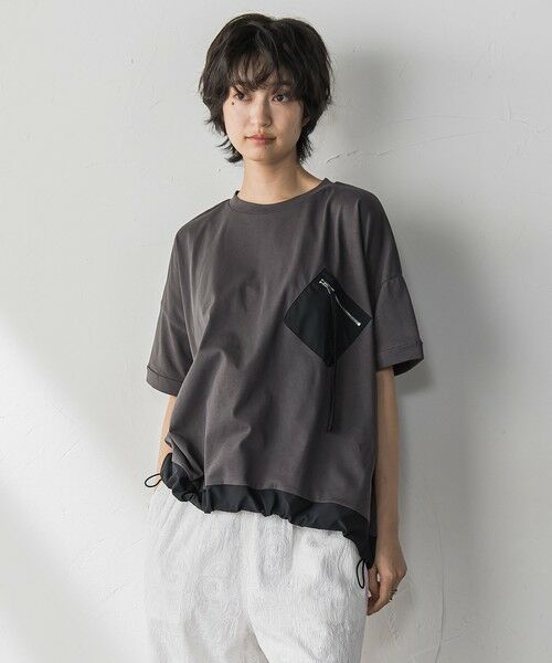 MAYSON GREY / メイソングレイ カットソー | 【WEB限定】配色ポケットTシャツ≪洗濯機で洗える≫ | 詳細20