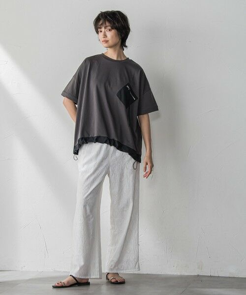 MAYSON GREY / メイソングレイ カットソー | 【WEB限定】配色ポケットTシャツ≪洗濯機で洗える≫ | 詳細22