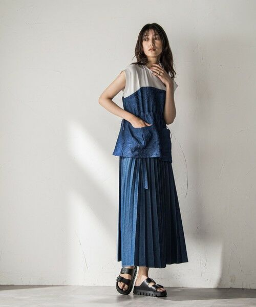 MAYSON GREY / メイソングレイ カットソー | 【WEB限定】異素材ドッキングドロストプルオーバー≪洗濯機で洗える≫ | 詳細24