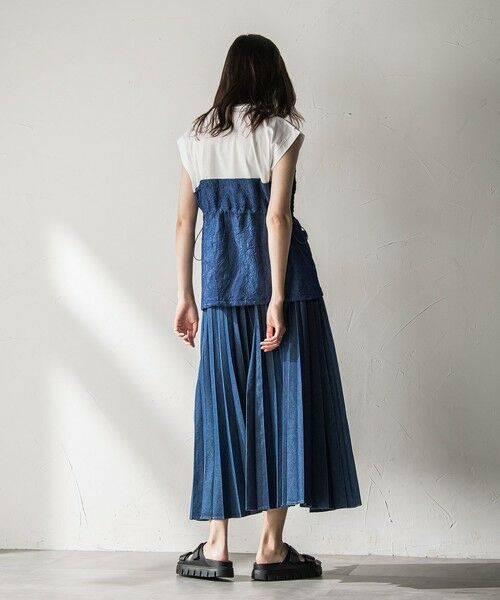 MAYSON GREY / メイソングレイ カットソー | 【WEB限定】異素材ドッキングドロストプルオーバー≪洗濯機で洗える≫ | 詳細25