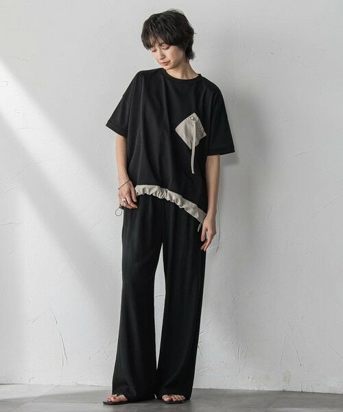 MAYSON GREY / メイソングレイ その他パンツ | リネン配色ベルトイージーワイドパンツ≪洗濯機で洗える≫ | 詳細18