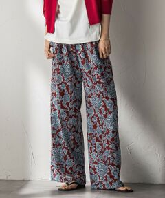 MAYSON GREY / メイソングレイ その他パンツ | ペイズリー柄イージーワイドパンツ≪洗濯機で洗える≫
