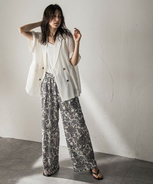 MAYSON GREY / メイソングレイ その他パンツ | ペイズリー柄イージーワイドパンツ≪洗濯機で洗える≫ | 詳細11