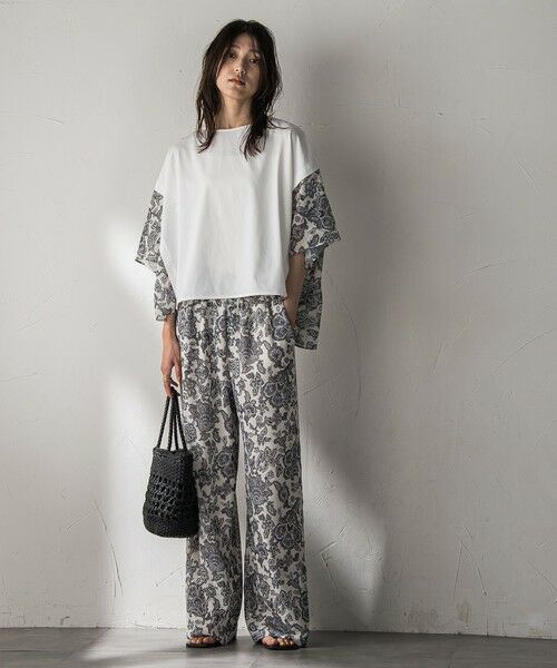 MAYSON GREY / メイソングレイ その他パンツ | ペイズリー柄イージーワイドパンツ≪洗濯機で洗える≫ | 詳細5