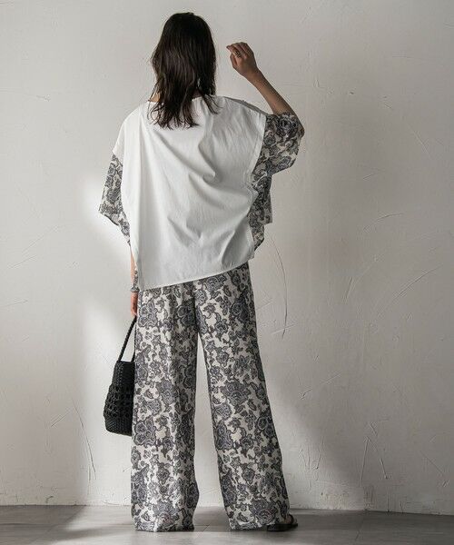 MAYSON GREY / メイソングレイ その他パンツ | ペイズリー柄イージーワイドパンツ≪洗濯機で洗える≫ | 詳細8