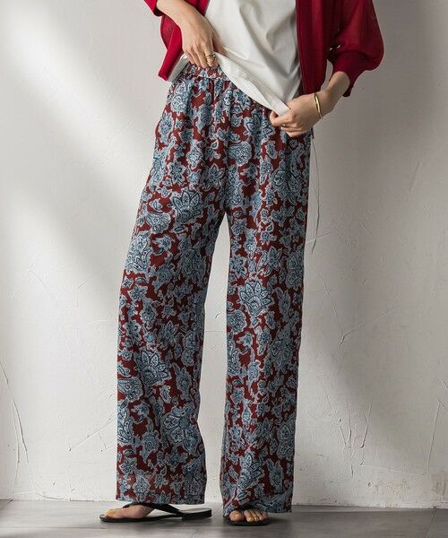 MAYSON GREY / メイソングレイ その他パンツ | ペイズリー柄イージーワイドパンツ≪洗濯機で洗える≫ | 詳細22