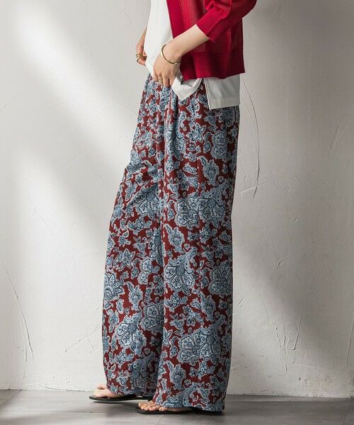 MAYSON GREY / メイソングレイ その他パンツ | ペイズリー柄イージーワイドパンツ≪洗濯機で洗える≫ | 詳細23