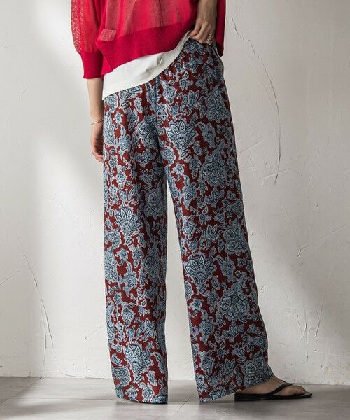 MAYSON GREY / メイソングレイ その他パンツ | ペイズリー柄イージーワイドパンツ≪洗濯機で洗える≫ | 詳細24