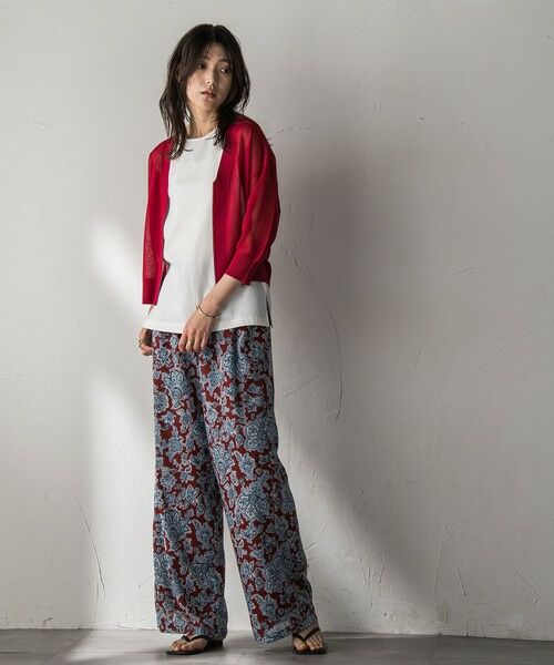 MAYSON GREY / メイソングレイ その他パンツ | ペイズリー柄イージーワイドパンツ≪洗濯機で洗える≫ | 詳細25