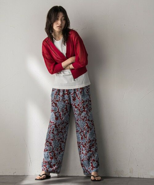 MAYSON GREY / メイソングレイ その他パンツ | ペイズリー柄イージーワイドパンツ≪洗濯機で洗える≫ | 詳細26