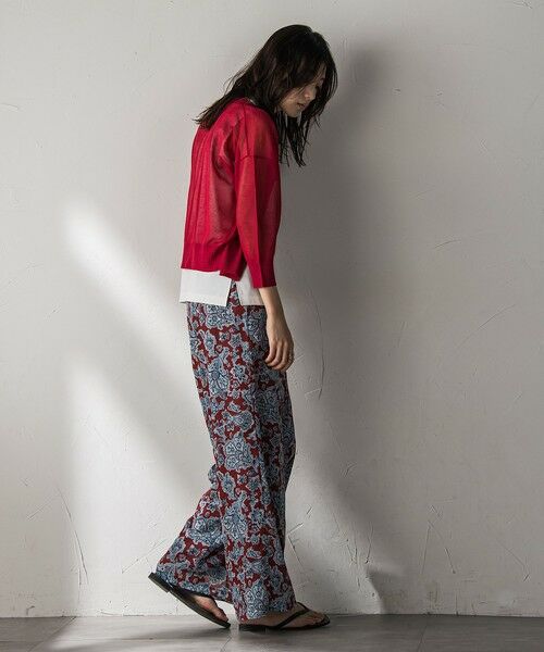 MAYSON GREY / メイソングレイ その他パンツ | ペイズリー柄イージーワイドパンツ≪洗濯機で洗える≫ | 詳細27