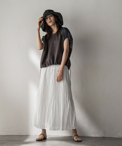 MAYSON GREY / メイソングレイ ミニ・ひざ丈スカート | シアーランダムプリーツスカート≪洗濯機で洗える≫ | 詳細9