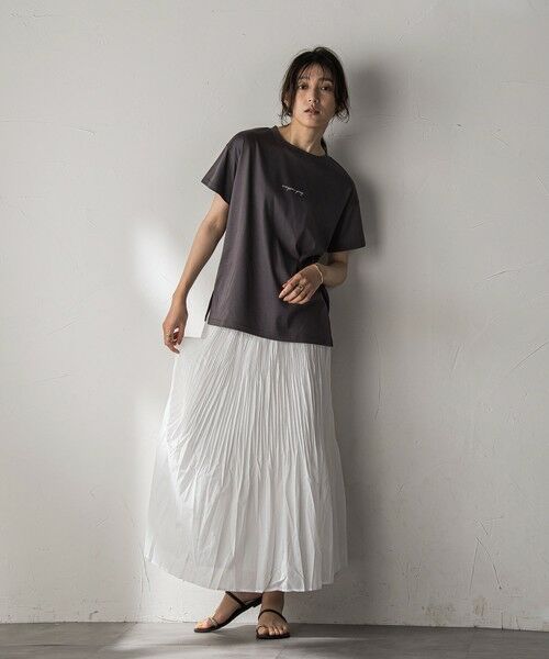 MAYSON GREY / メイソングレイ ミニ・ひざ丈スカート | シアーランダムプリーツスカート≪洗濯機で洗える≫ | 詳細10