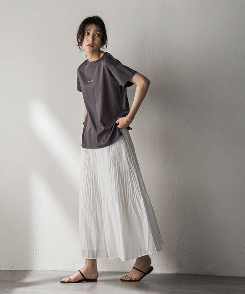 MAYSON GREY / メイソングレイ ミニ・ひざ丈スカート | シアーランダムプリーツスカート≪洗濯機で洗える≫ | 詳細11